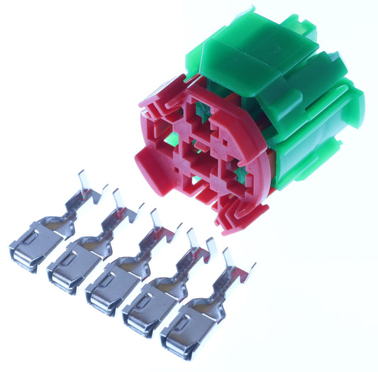 Connector weiblich 5 polig mit Crimpverbinder CSF12446