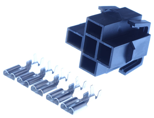 Connector weiblich 5 polig mit Crimpverbinder CSF12449