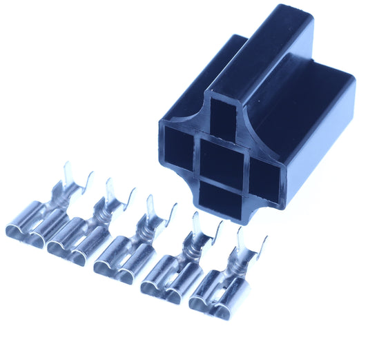 Connector weiblich 5 polig mit Crimpverbinder CSF12457