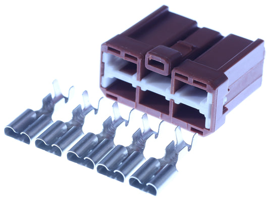 Connector weiblich 5 polig mit Crimpverbinder CSF12464