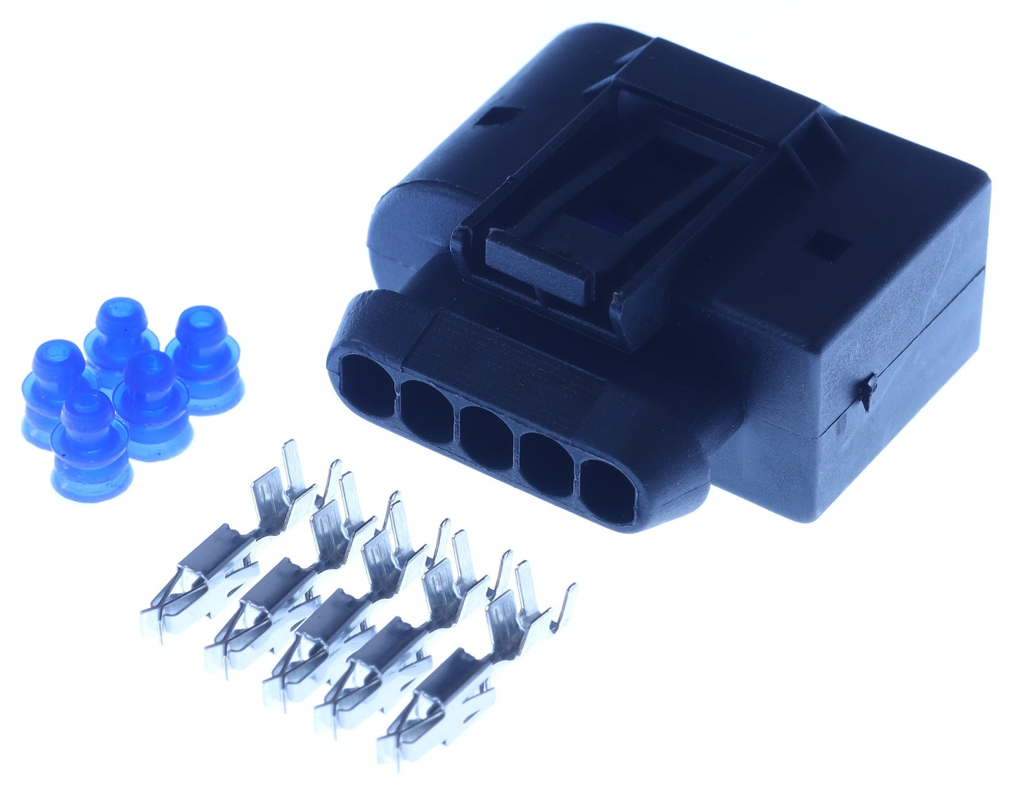 Connector weiblich 5 polig mit Einzeladerabdichtungen & Crimpverbinder CSF12477