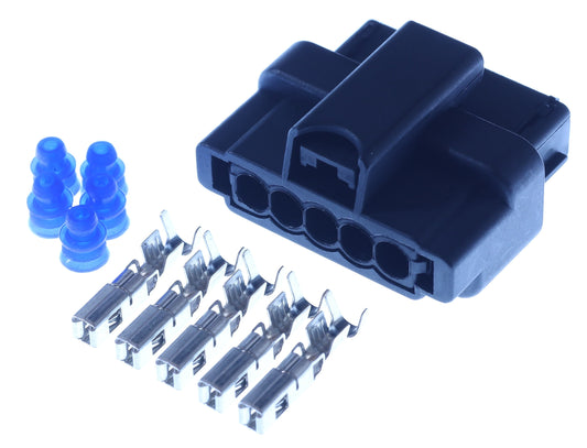 Connector weiblich 5 polig mit Einzeladerabdichtungen & Crimpverbinder CSF12498