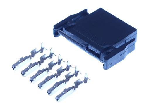 Connector weiblich 6 polig mit Crimpverbinder CSF12594