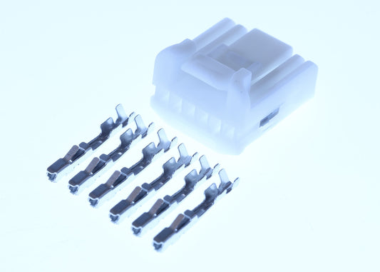 Connector weiblich 6 polig mit Crimpverbinder CSF12598