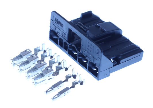 Connector weiblich 6 polig mit Crimpverbinder CSF12602