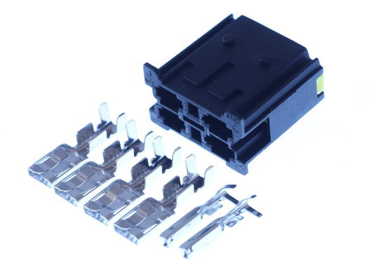 Connector weiblich 6 polig mit Crimpverbinder CSF12612