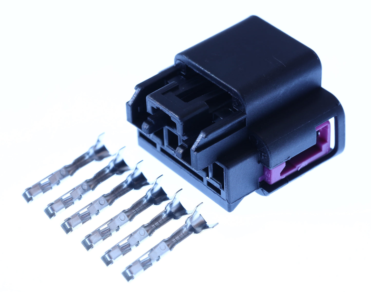 Connector weiblich 6 polig mit Crimpverbinder CSF12619