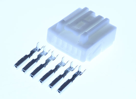 Connector weiblich 6 polig mit Crimpverbinder CSF12622