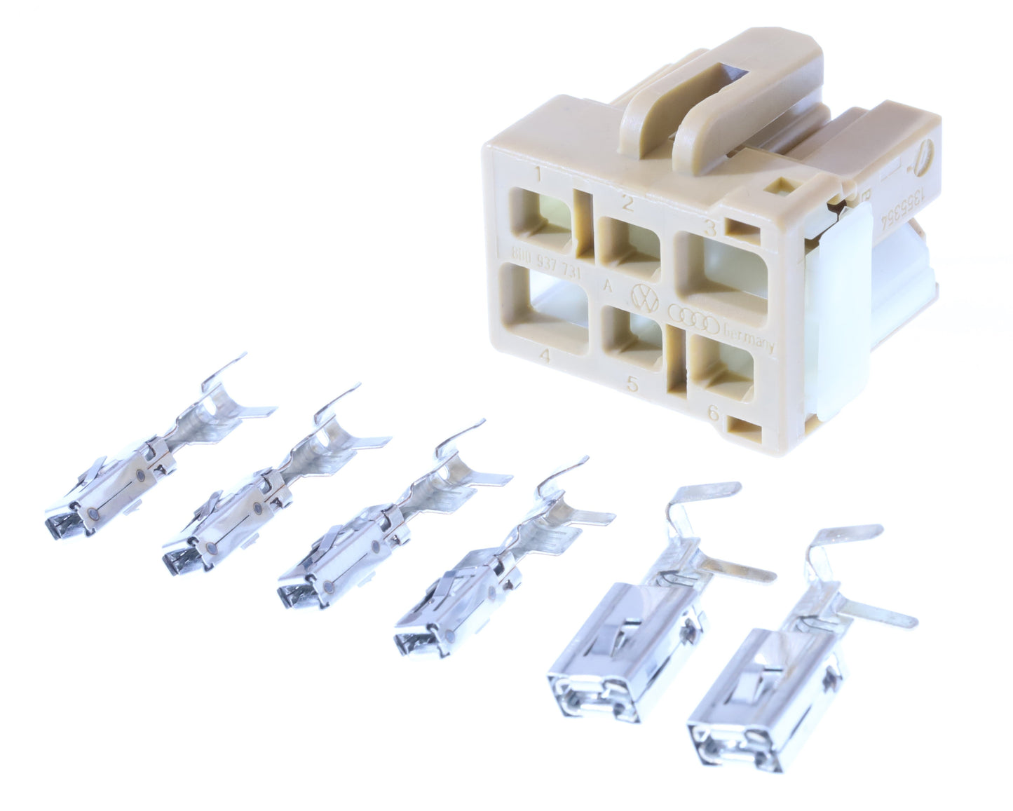 Connector weiblich 6 polig mit Crimpverbinder CSF12645