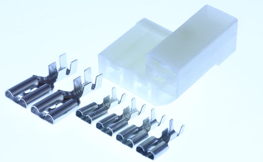 Connector weiblich 6 polig mit Crimpverbinder CSF12649
