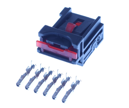 Connector weiblich 6 polig mit Crimpverbinder CSF12654