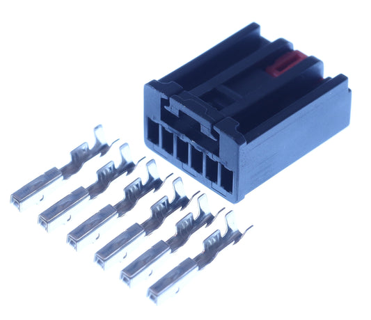 Connector weiblich 6 polig mit Crimpverbinder CSF12678