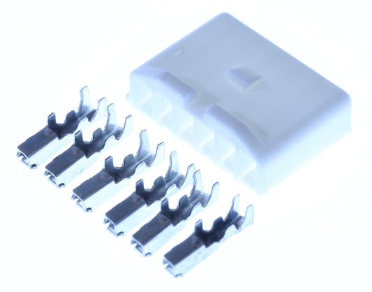 Connector weiblich 6 polig mit Crimpverbinder CSF12698