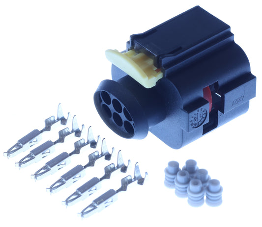 Connector weiblich 6 polig mit Crimpverbinder CSF12699