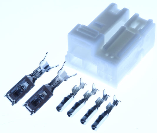 Connector weiblich 6 polig mit Crimpverbinder CSF12710
