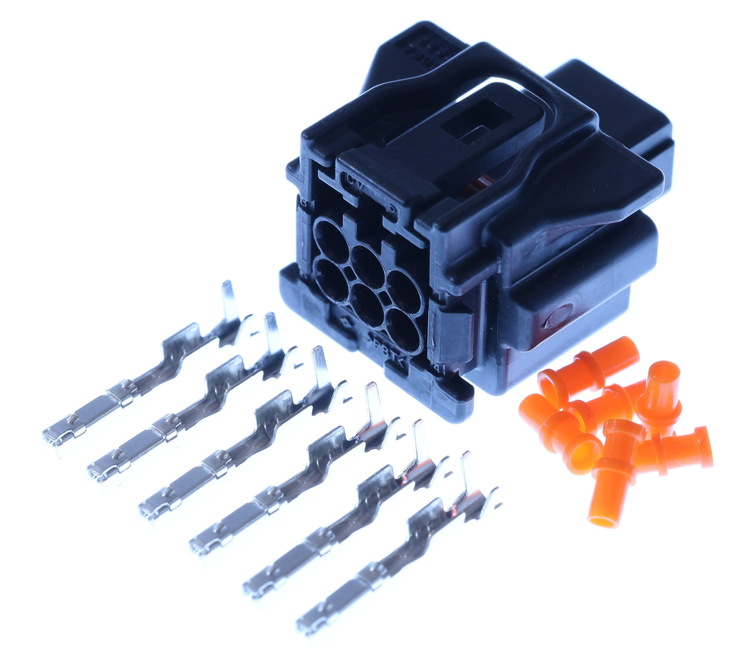 Connector weiblich 6 polig mit Einzeladerabdichtungen & Crimpverbinder CSF12717