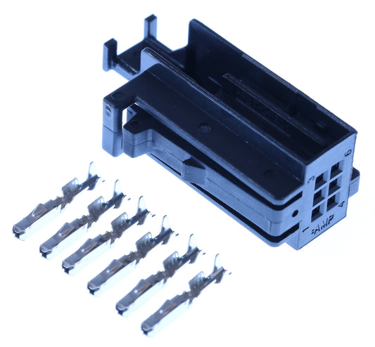Connector weiblich 6 polig mit Crimpverbinder CSF12718