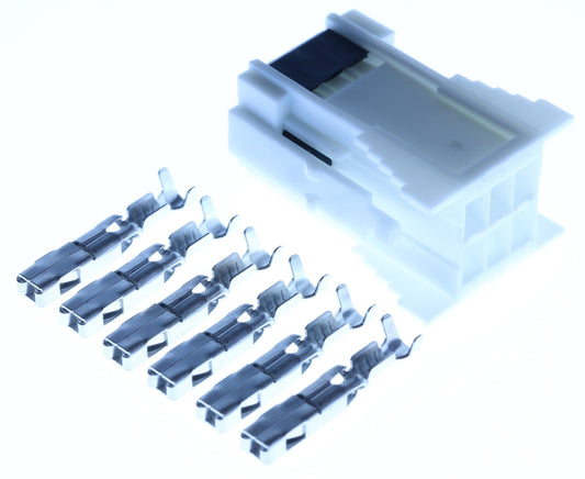 Connector weiblich 6 polig mit Crimpverbinder CSF12720