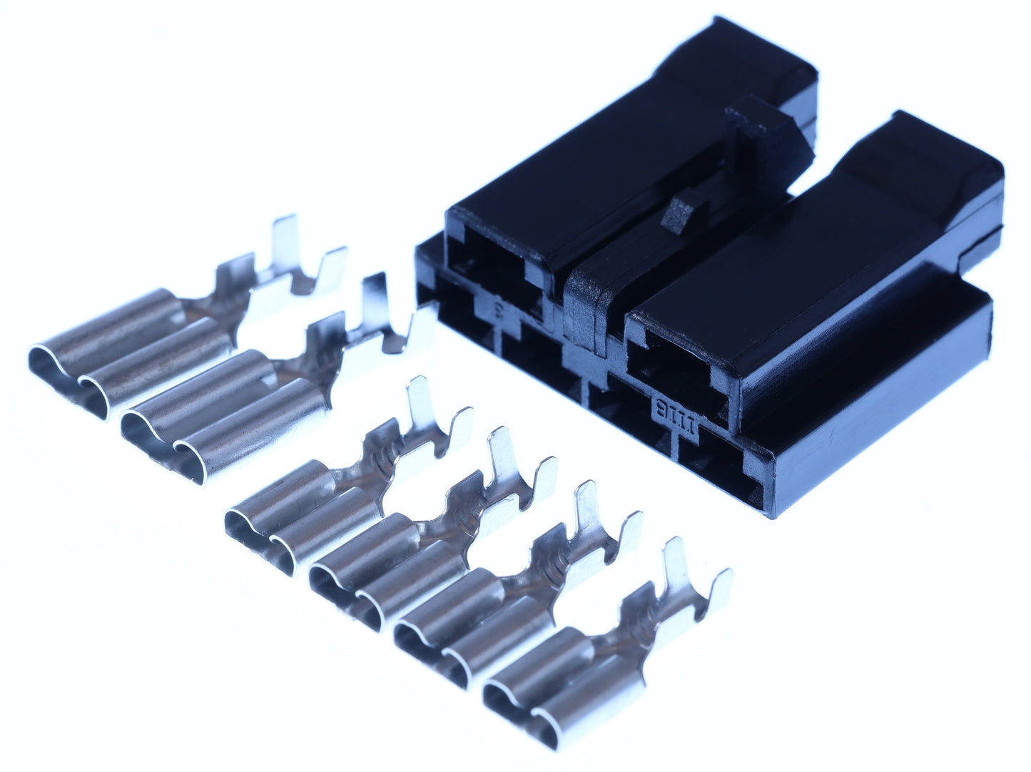 Connector weiblich 6 polig mit Crimpverbinder CSF12743