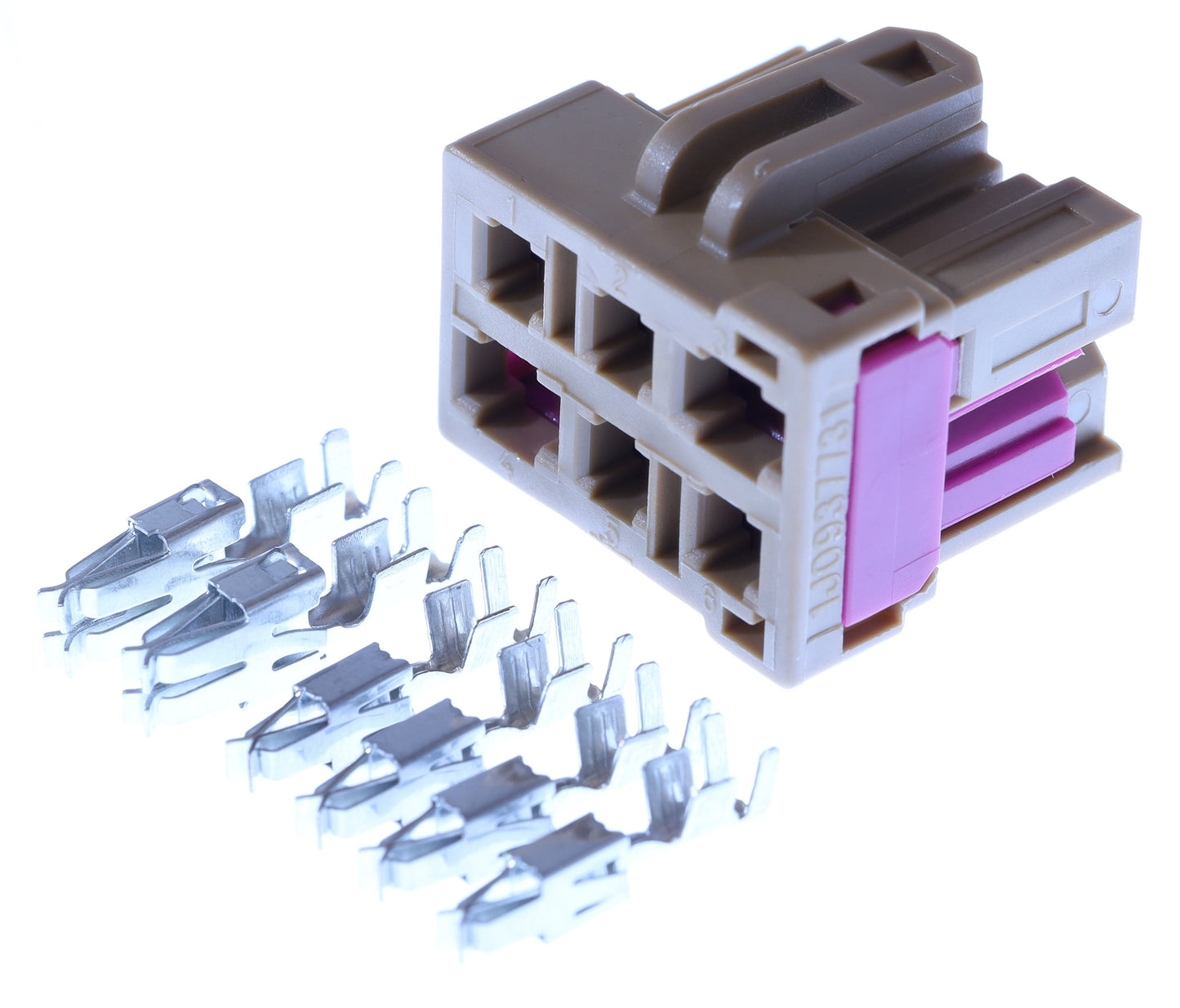 Connector weiblich 6 polig mit Crimpverbinder CSF12746