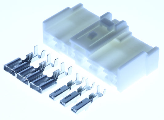 Connector weiblich 6 polig mit Crimpverbinder CSF12761
