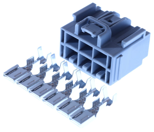 Connector weiblich 6 polig mit Crimpverbinder CSF12762