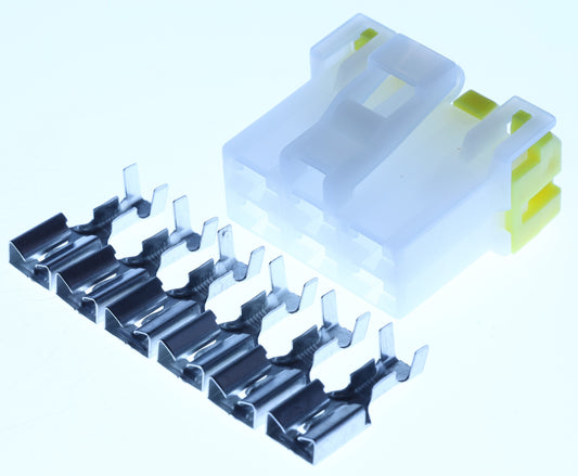 Connector weiblich 6 polig mit Crimpverbinder CSF12773