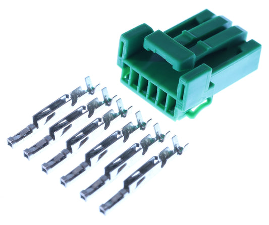 Connector weiblich 6 polig mit Crimpverbinder CSF12997