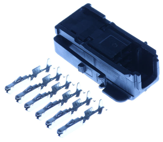 Connector weiblich 6 polig mit Crimpverbinder CSF13030