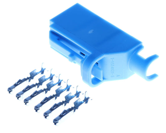 Connector weiblich 6 polig mit Crimpverbinder CSF13033