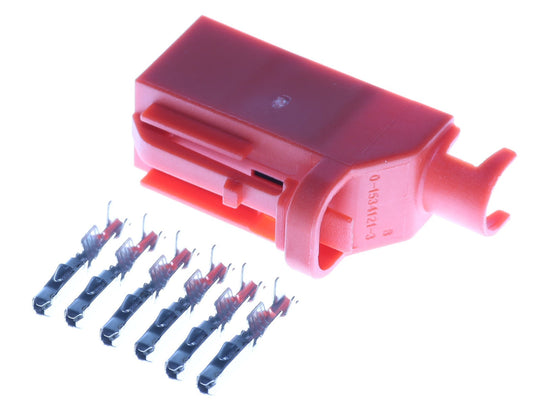 Connector weiblich 6 polig mit Crimpverbinder CSF13034