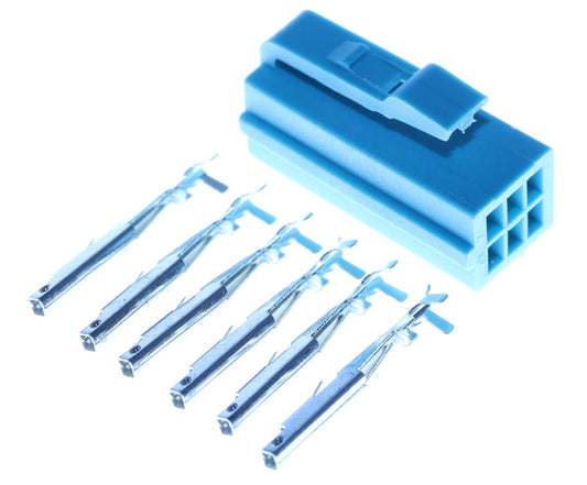 Connector weiblich 6 polig mit Crimpverbinder CSF13038