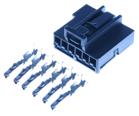 Connector weiblich 6 polig mit Crimpverbinder CSF13043