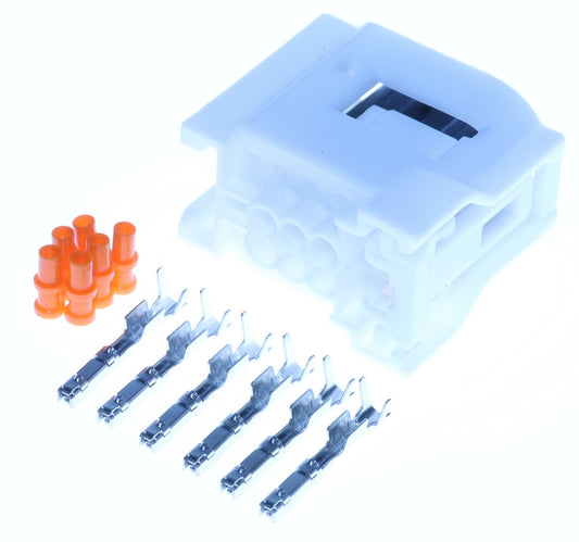 Connector weiblich 6 polig mit Einzeladerabdichtungen & Crimpverbinder CSF13047