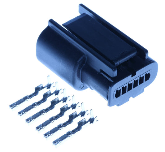 Connector weiblich 6 polig mit Crimpverbinder CSF13050