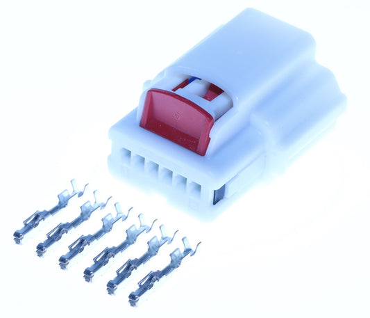 Connector weiblich 6 polig mit Crimpverbinder CSF13053