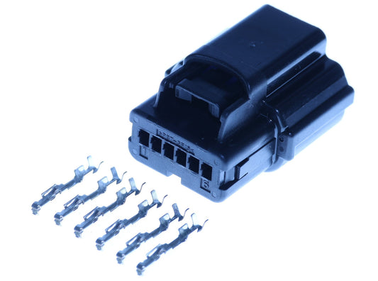 Connector weiblich 6 polig mit Crimpverbinder CSF13055