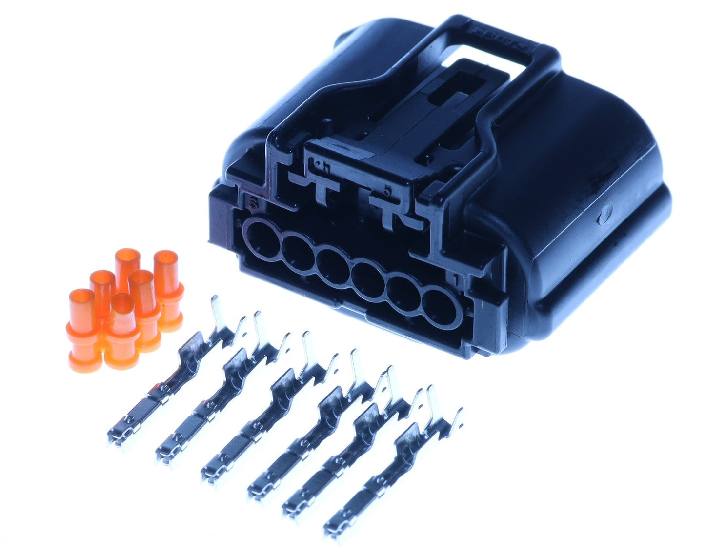 Connector weiblich 6 polig mit Einzeladerabdichtungen & Crimpverbinder CSF13060
