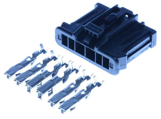Connector weiblich 6 polig mit Crimpverbinder CSF13073