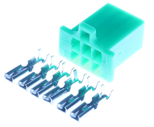Connector weiblich 6 polig mit Crimpverbinder CSF13085