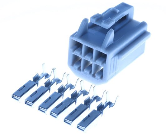 Connector weiblich 6 polig mit Crimpverbinder CSF13095