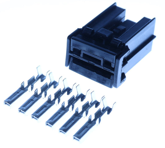 Connector weiblich 6 polig mit Crimpverbinder CSF13096