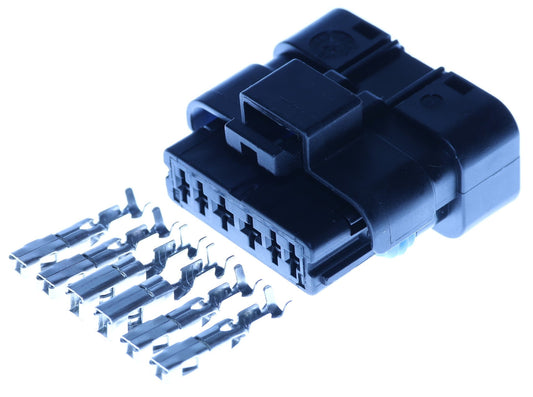 Connector weiblich 6 polig mit Crimpverbinder CSF13099