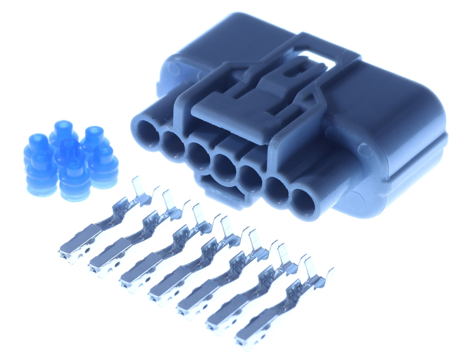Connector weiblich 7 polig mit Einzeladerabdichtungen & Crimpverbinder CSF13129
