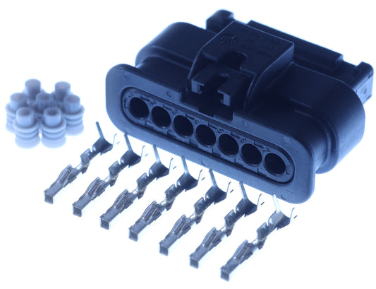 Connector weiblich 7 polig mit Crimpverbinder CSF13137
