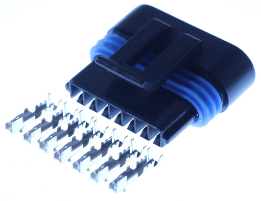 Connector weiblich 7 polig mit Crimpverbinder CSF13154