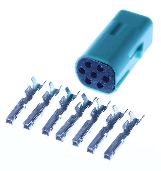 Connector weiblich 7 polig mit Crimpverbinder CSF13160