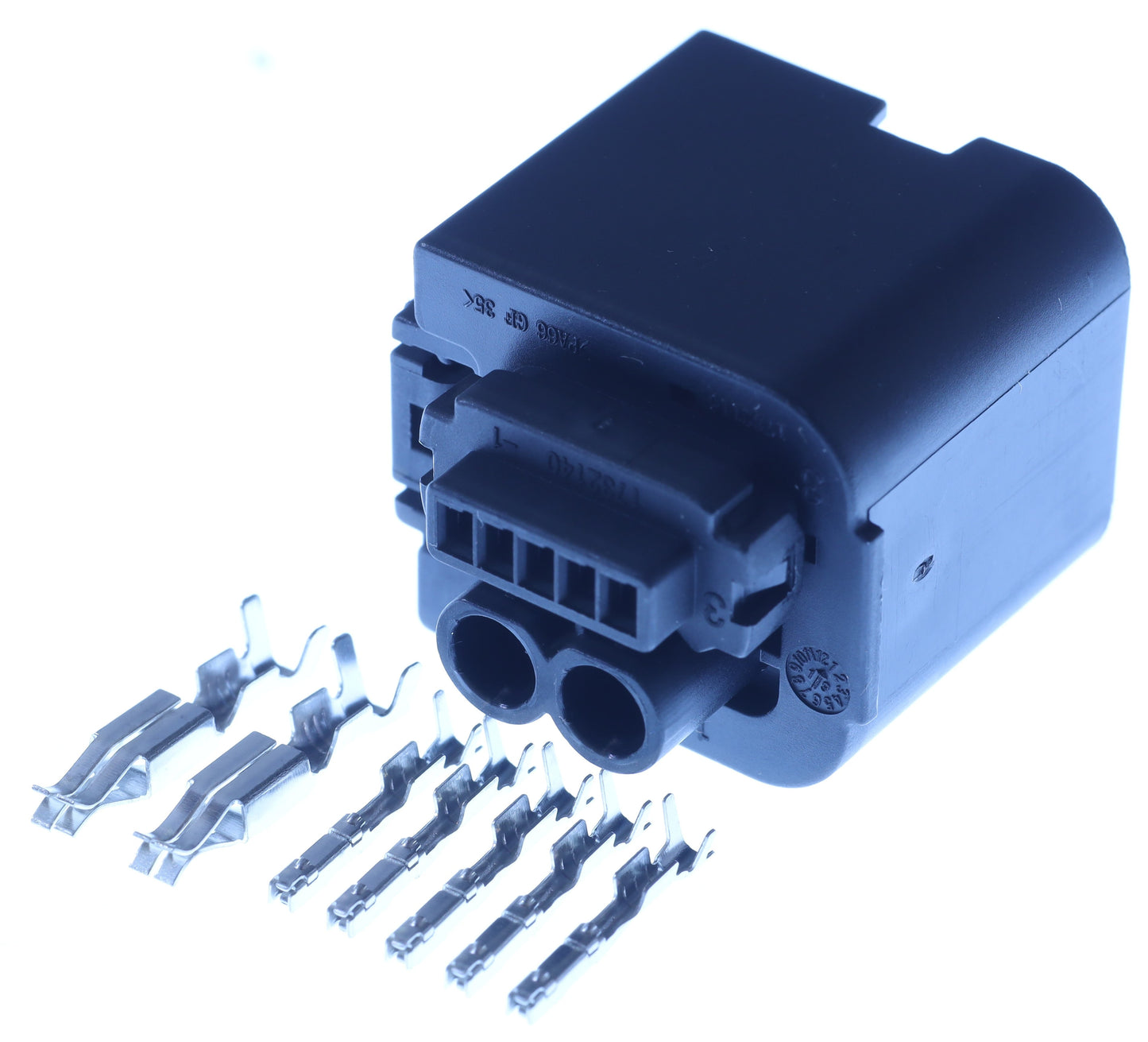 Connector weiblich 7 polig mit Einzeladerabdichtungen & Crimpverbinder CSF13171