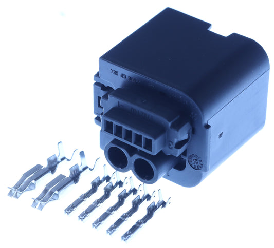 Connector weiblich 7 polig mit Einzeladerabdichtungen & Crimpverbinder CSF13171