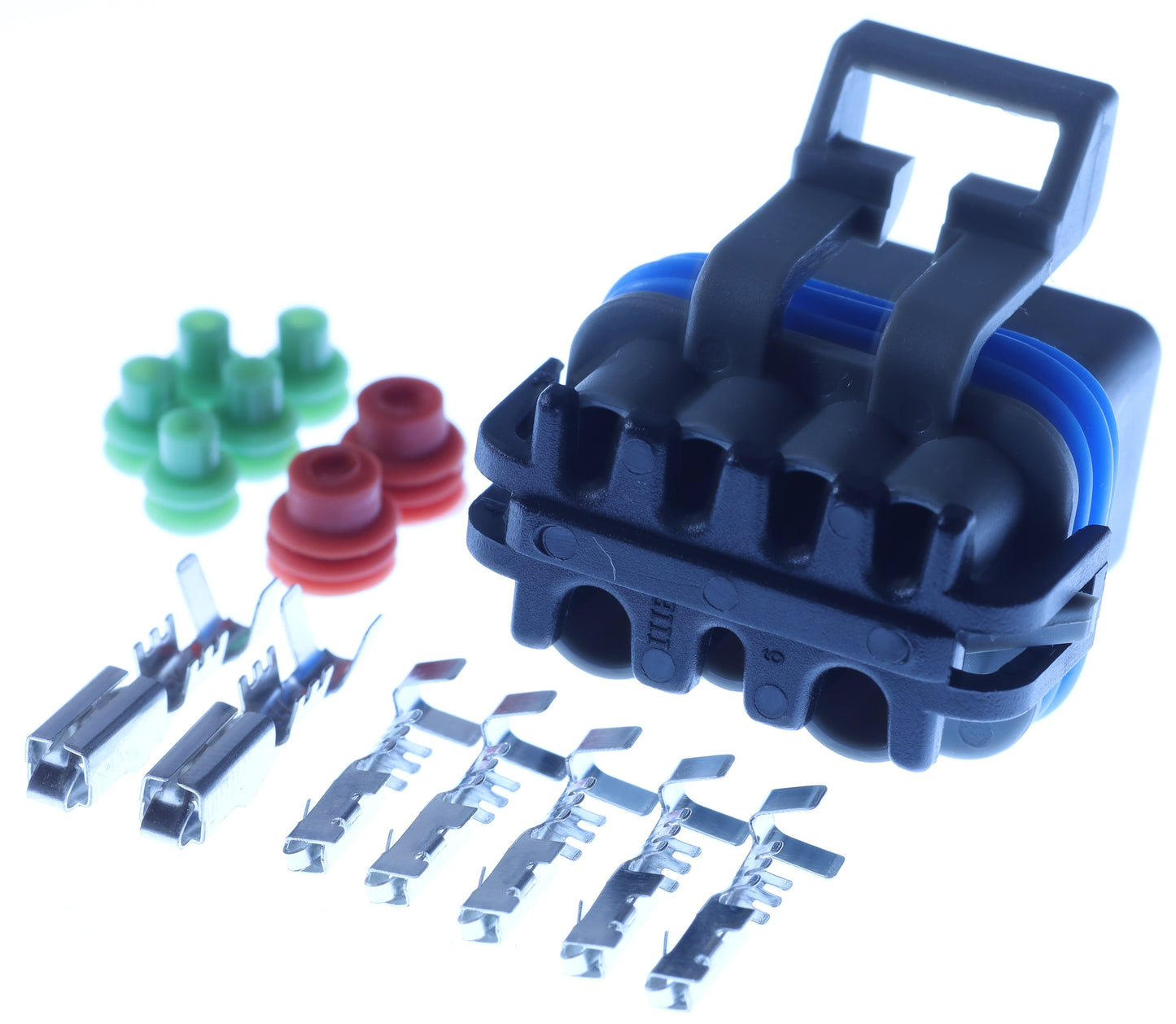 Connector weiblich 7 polig mit Einzeladerabdichtungen & Crimpverbinder CSF13173